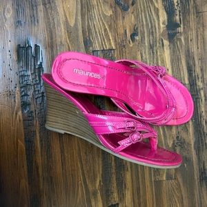 Adorable summer wedge sandals from Maurice’s! ❤️